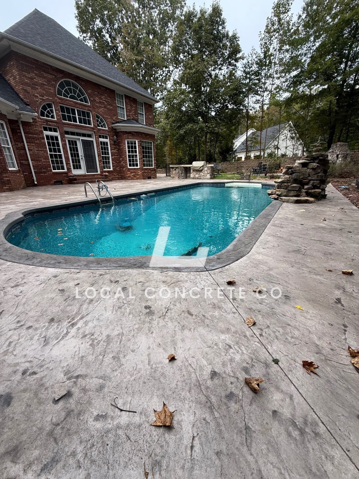 Concrete Pool Decks contractor in Pineville, NC (Mecklenburg County) — Local Concrete Charlotte delivers driveway, patio, foundation, and decorative concrete work across the Carolinas with a 30-year structural standard.