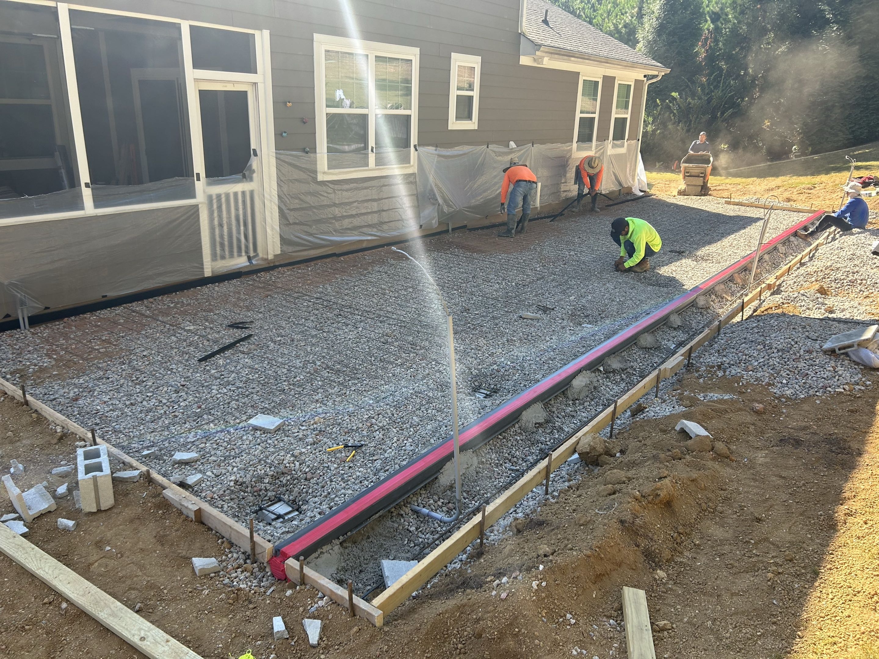 Step 07: Real Rebar, Never Wire Mesh in Charlotte, NC concrete project by Local Concrete Charlotte