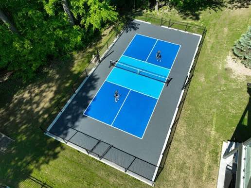 pickleball court project 1 — Local Concrete Charlotte