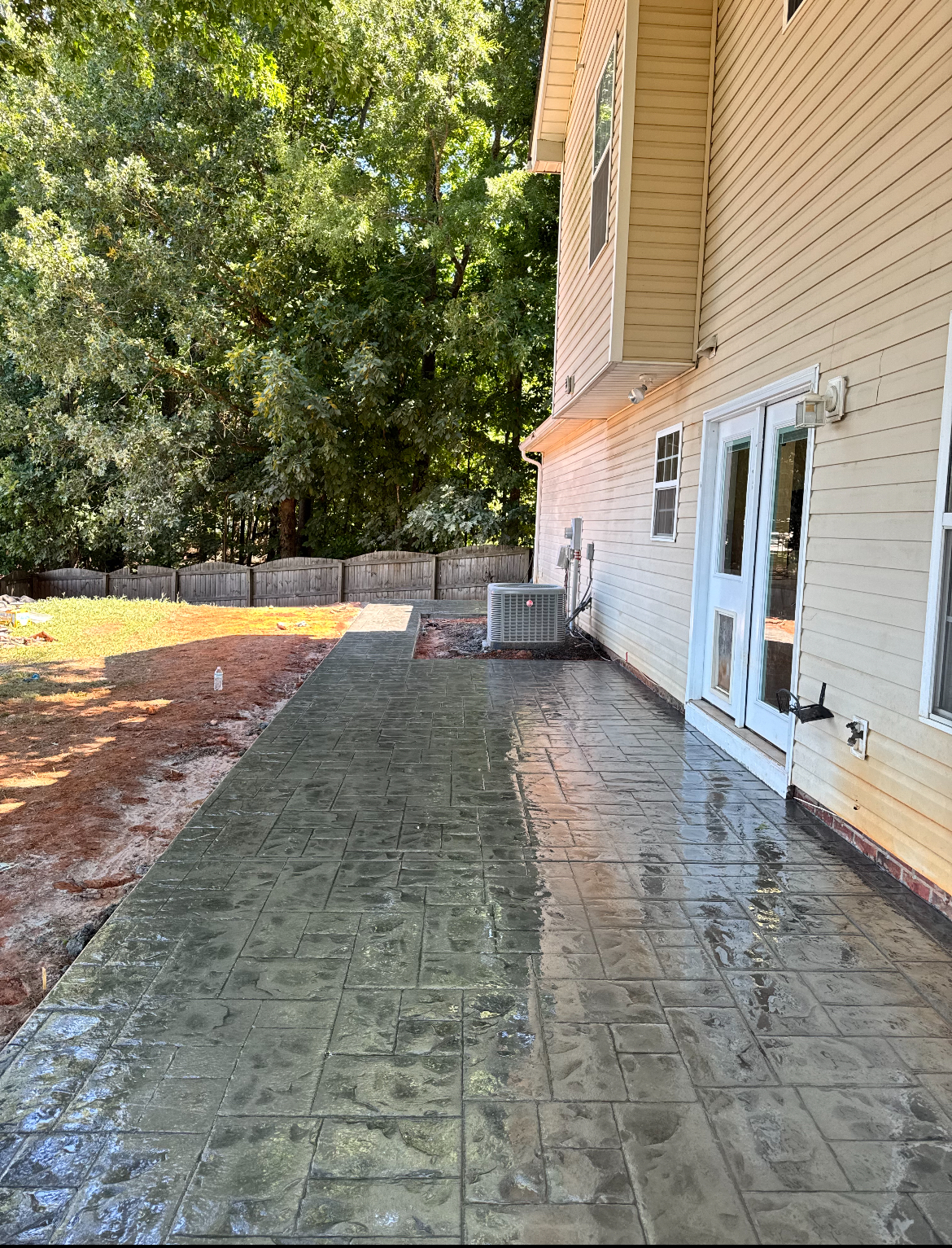 stamped concrete project 2 — Local Concrete Charlotte