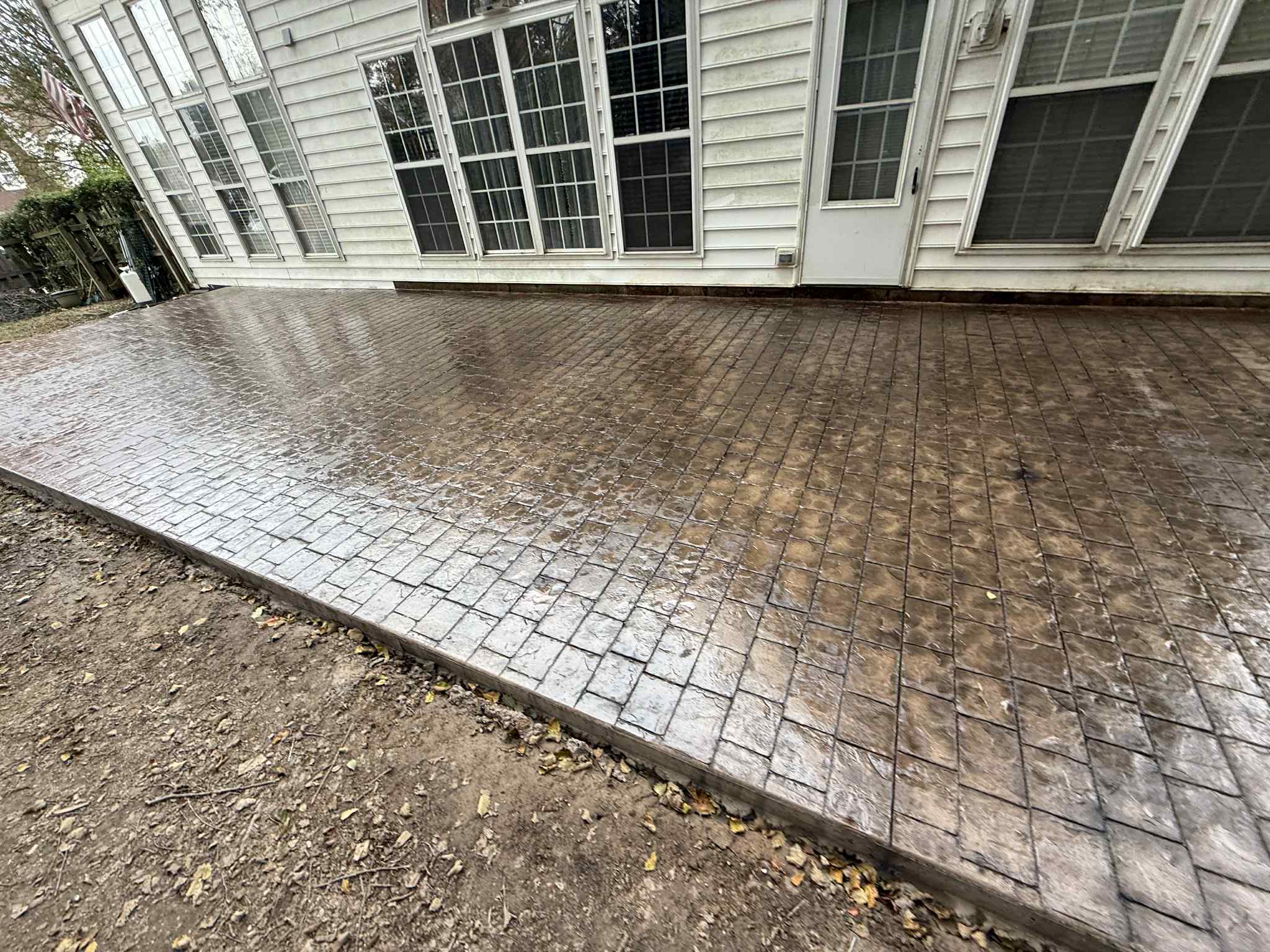 stamped concrete project 7 — Local Concrete Charlotte